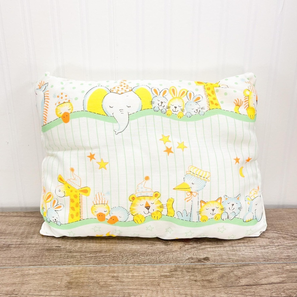 Vintage Animal Pillow, Circus Theme Nursery Decor